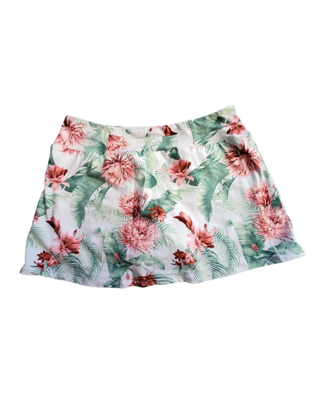 Tommy Bahama Breezy Botanical Womens Skort With Sun Shelter UPF 50 Protection L - Picture 2 of 11